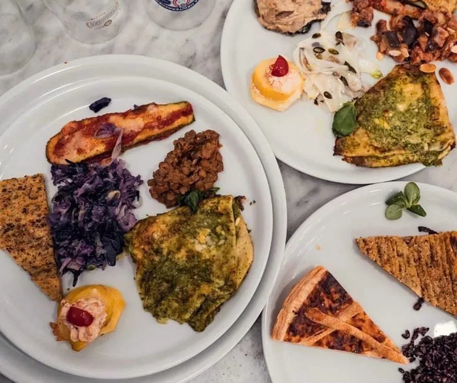 Specialità vegetariane dalla Sala Angelina